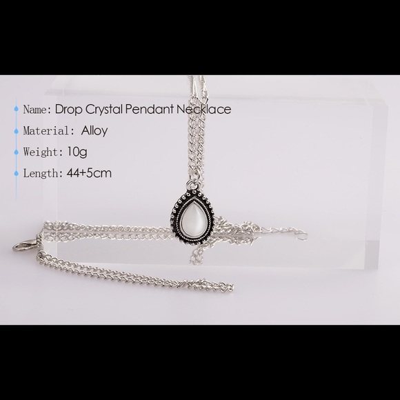 Vintage Layered Water Drop Necklace - Picture 4 of 6